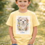 Alpakowy T-shirt dziecięcy