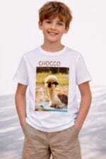 Alpakowy T-shirt dziecięcy CHOCCO