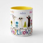 Kubek WOJTKOWYJE żółty